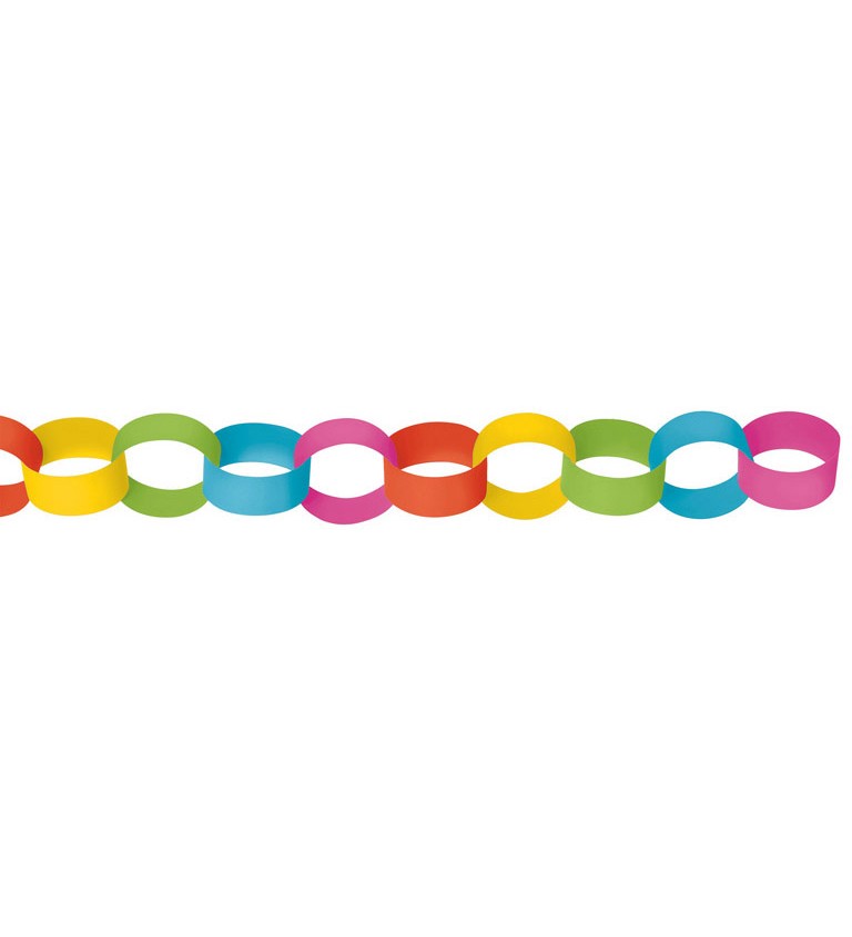 Girlanda - řetěz multicolour