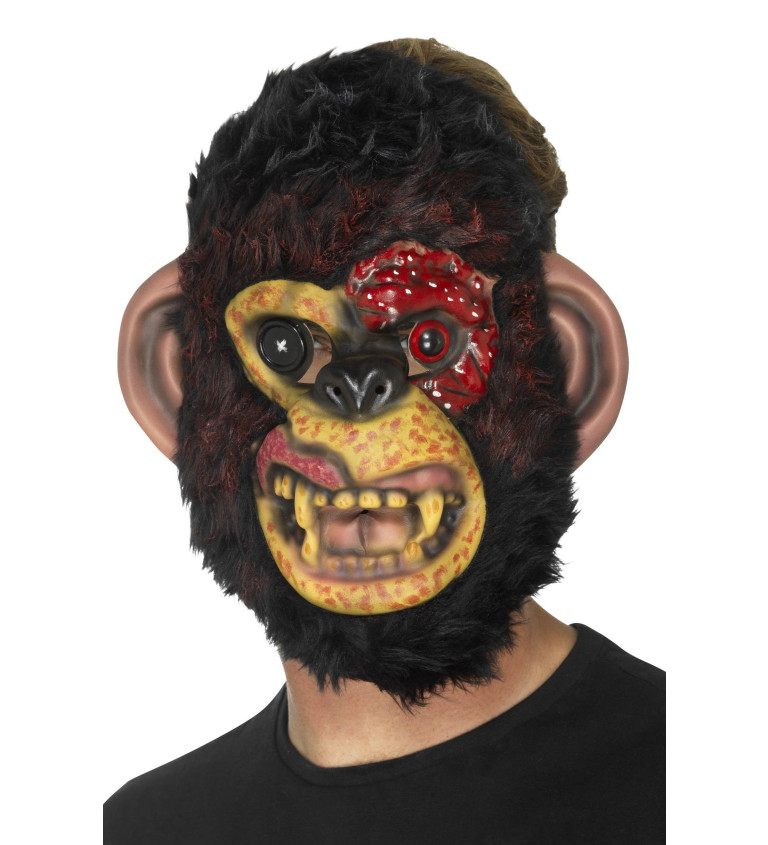Opice zombie maska