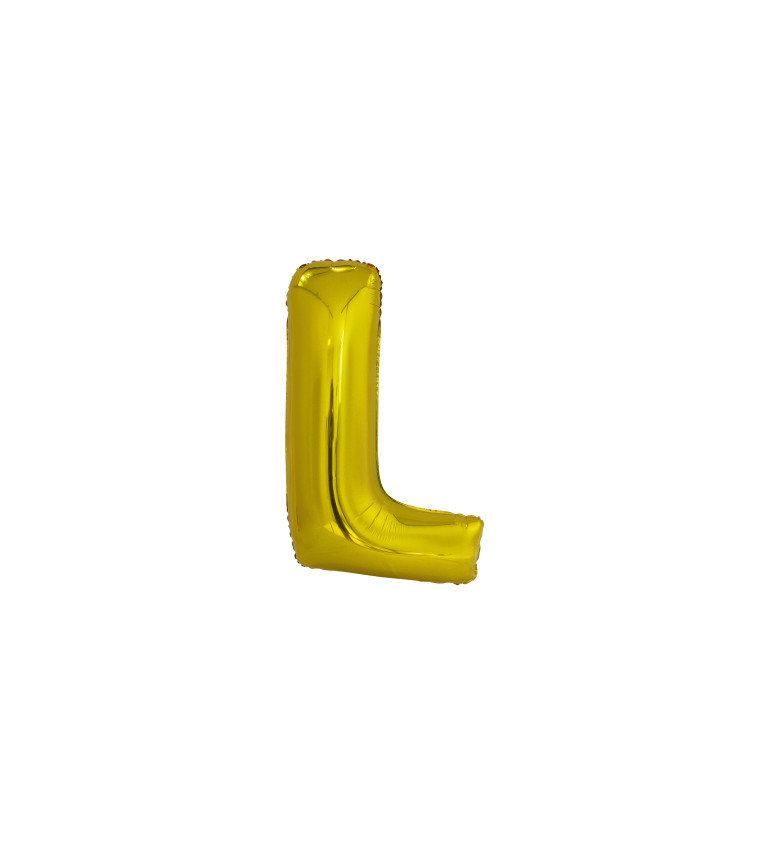 Zlatý balón písmeno L