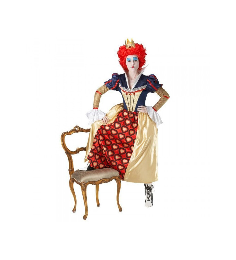 Kostým pro ženy - Srdcová královna (Alenka v říši divů)