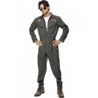 Kostým pro muže - Pilot deluxe Top Gun