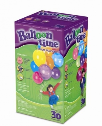 Balloon Time sada- 30 balónků + helium