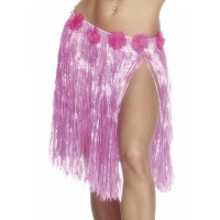 Havajská mini sukně - růžová