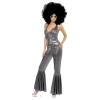Kostým pro ženy - Disco Diva stříbrný