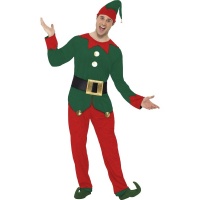 Kostým pro pány Elfí pomocník deluxe