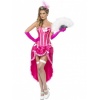Kostým pro ženy - tanečnice Burlesque růžová