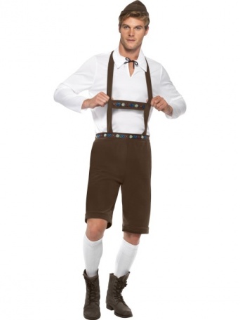 Kostým pro muže - Oktoberfest tmavě hnědý