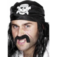 Šátek Pirát - jedna lebka