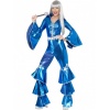 Kostým pro ženy - 70. léta modrý disco