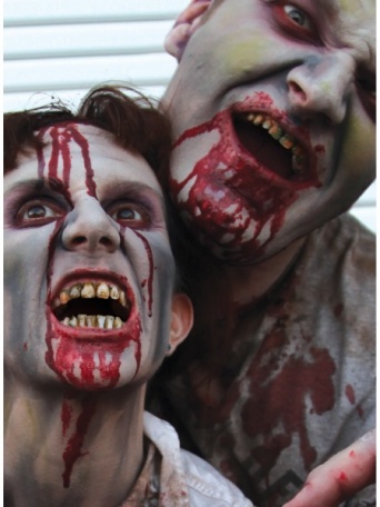 Barvy na zuby - speciální zombie sada