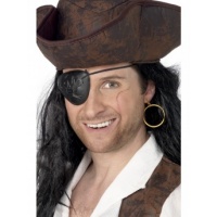 Pirátská klapka s náušnicí