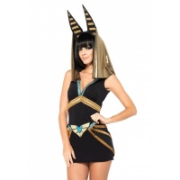 Kostým pro ženy - Egyptská bohyně (Anubis)