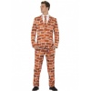 Kostým pro muže - Oblek s cihlovou zdí