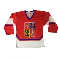 Hokejový dres Česká Republika - červená podpora