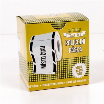 Toaletní papír Policejní páska