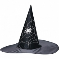 Čarodějnický klobouk s pavoučí sítí