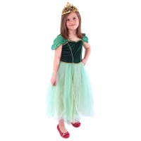 Dětský kostým Princezna Anička zelená