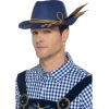 Bavorský klobouk s pírky