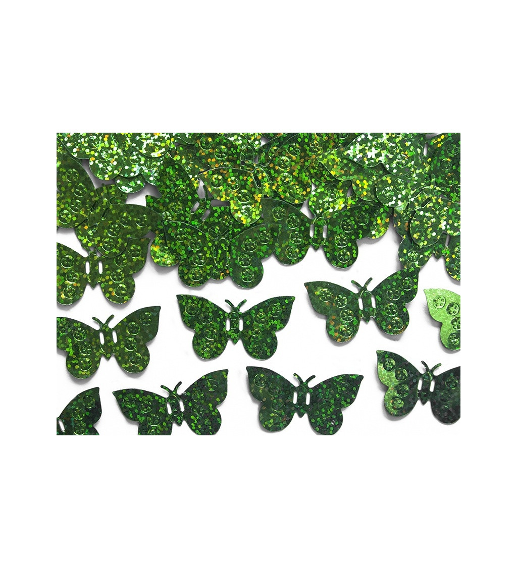 Konfety zelení motýlci