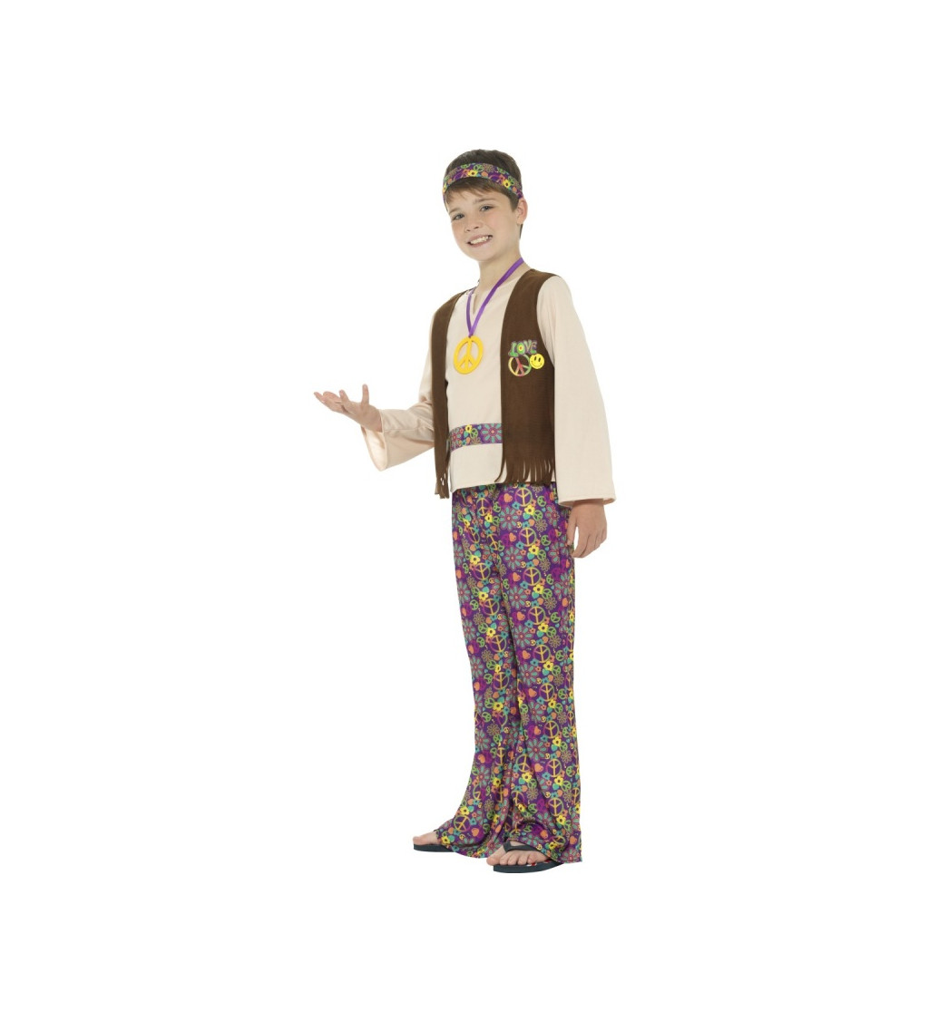 Hippie chlapec - Dětský kostým