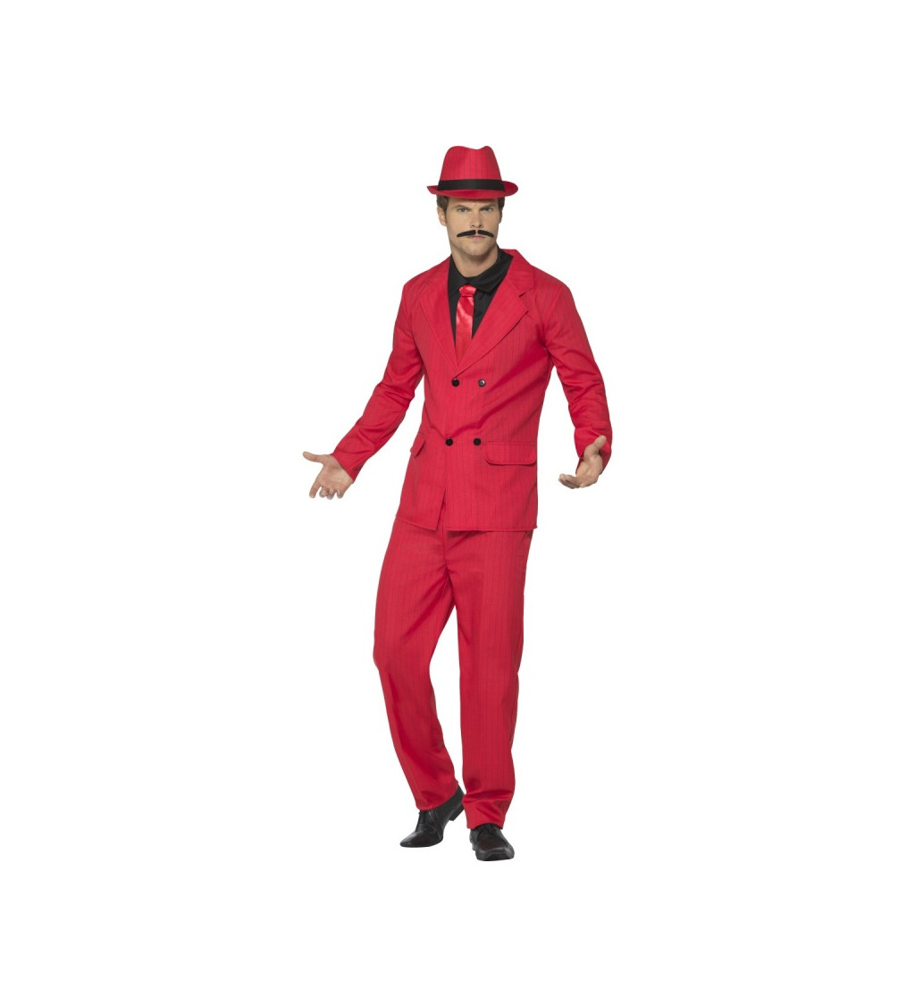 Kostým pro muže - Červený gangster