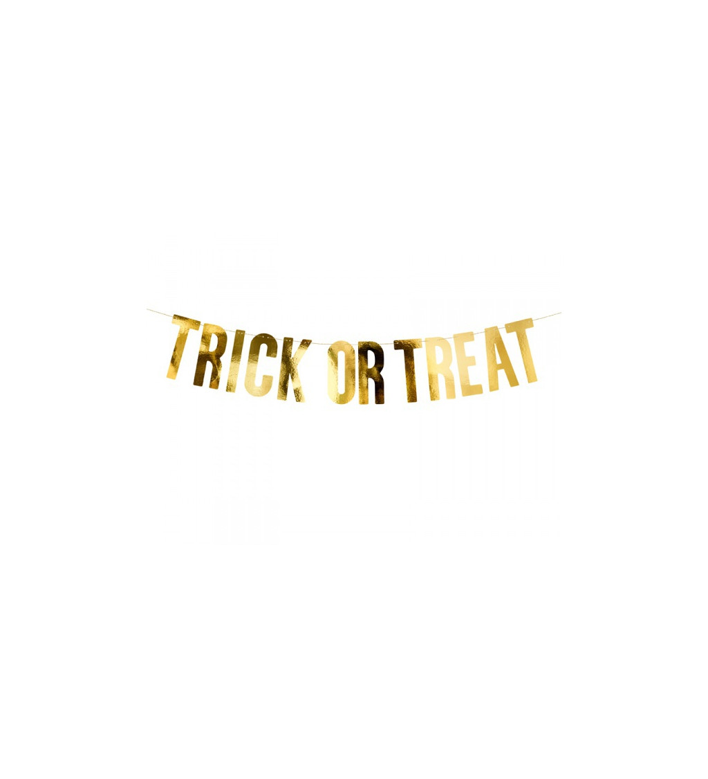 Banner na halloween - Trick or Treat