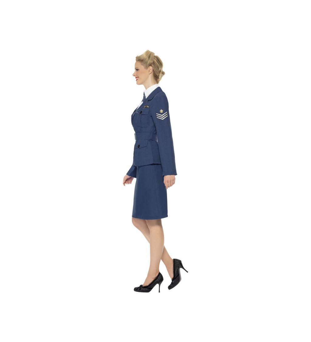 Dámský kostým - Modrá letecká uniforma