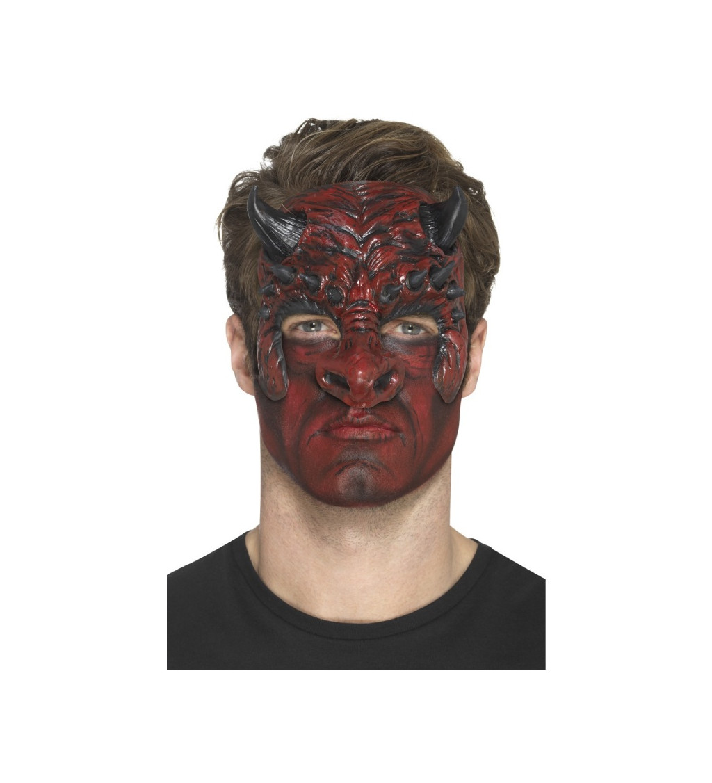 Nalepovací děsivá maska ďábla