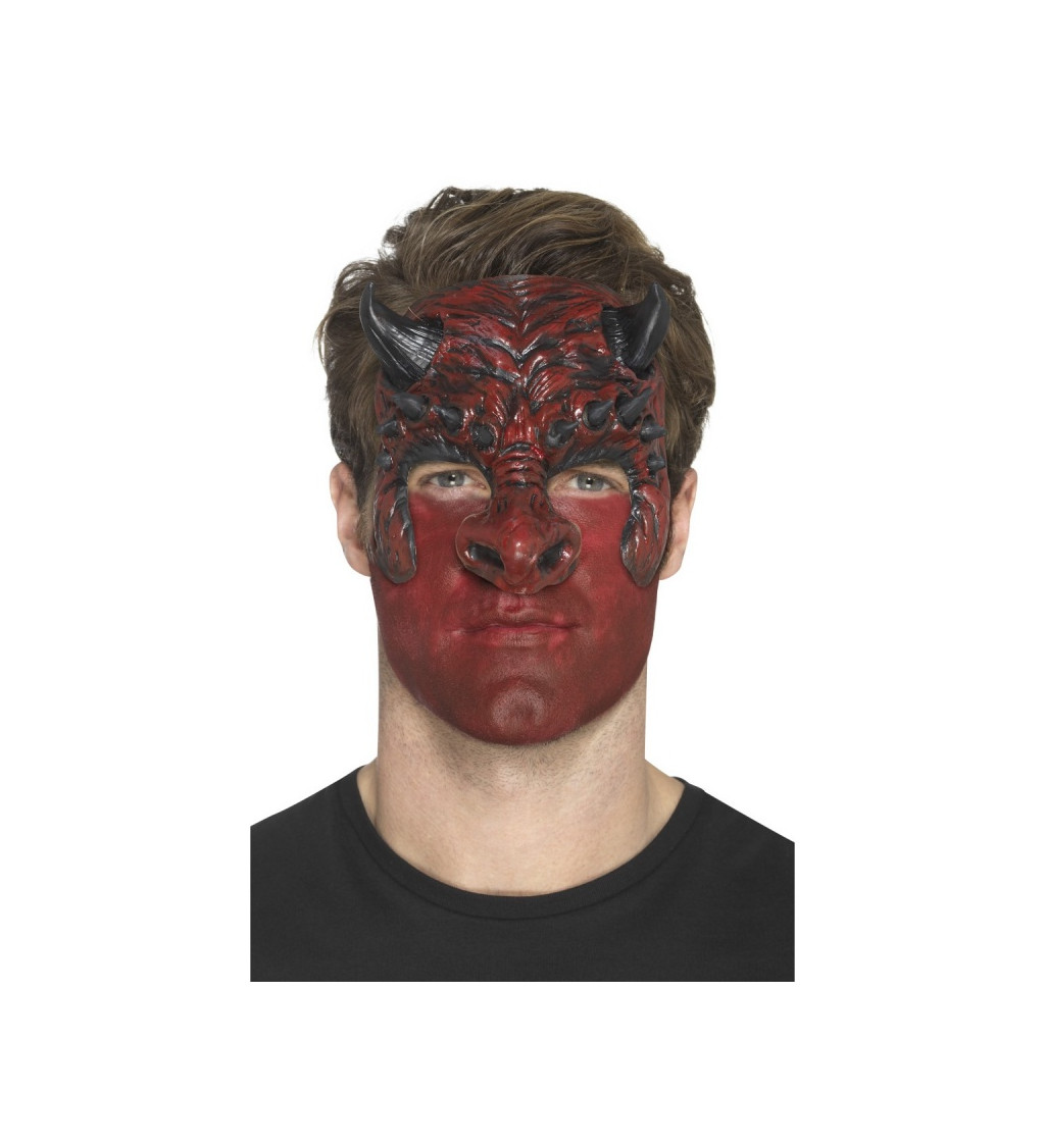Nalepovací děsivá maska ďábla