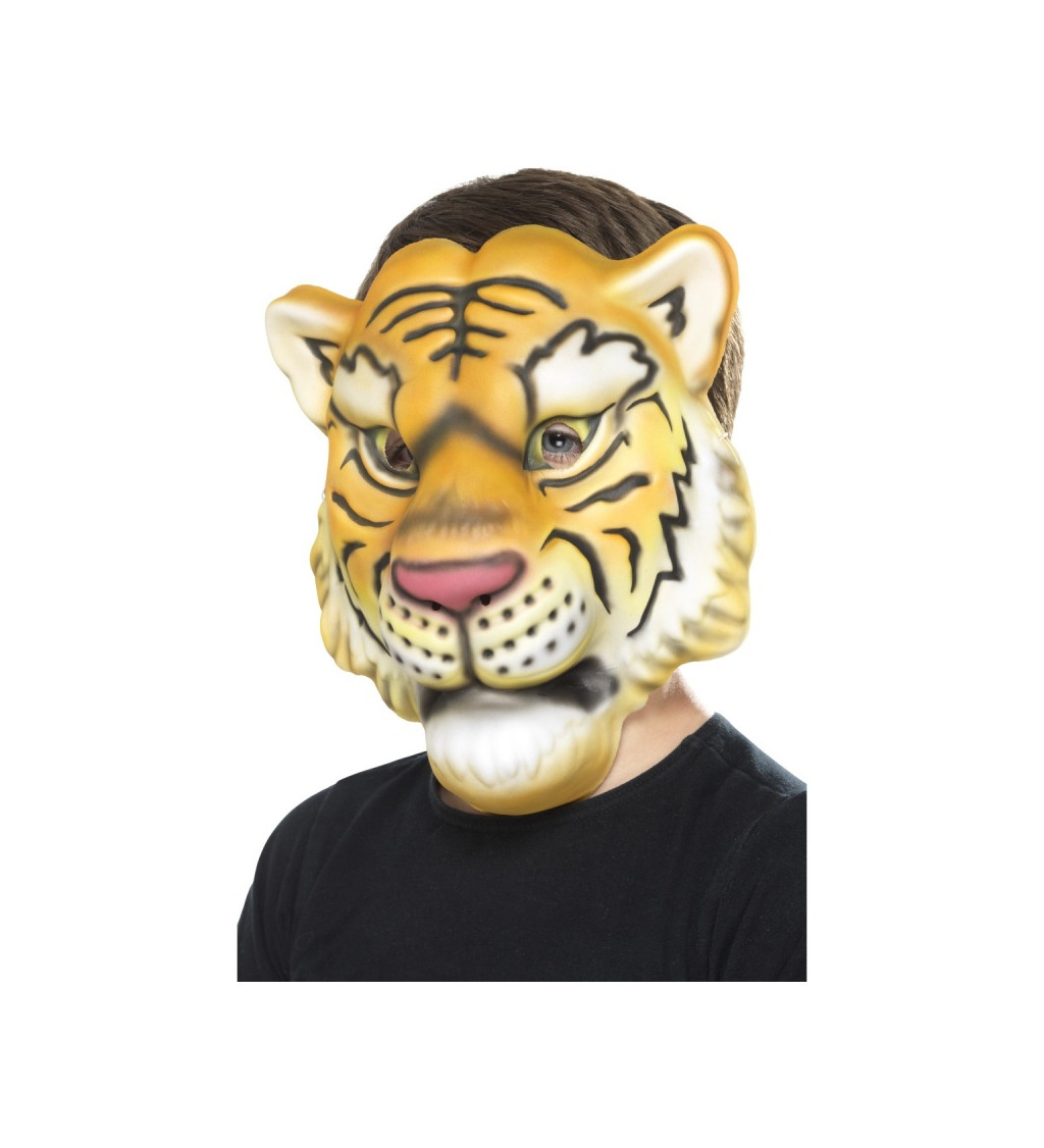 Plastová maska Tygr