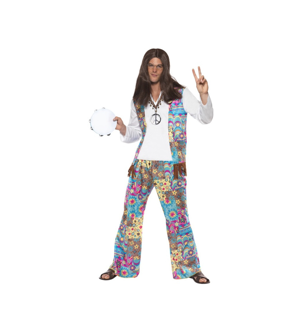 Kostým pro pány Hippie květinové dítě