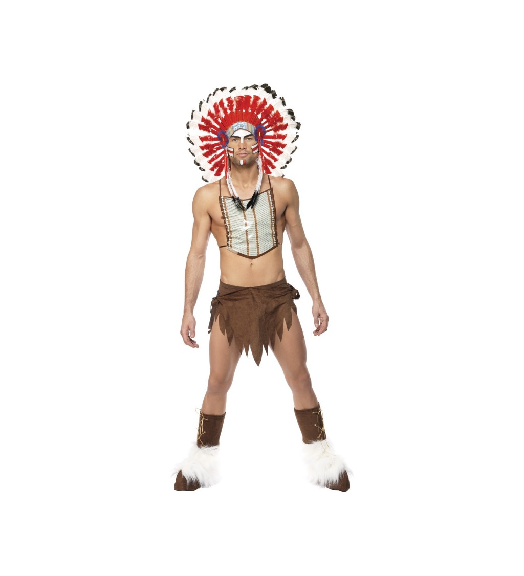 Kostým pánský - Indián z Village people