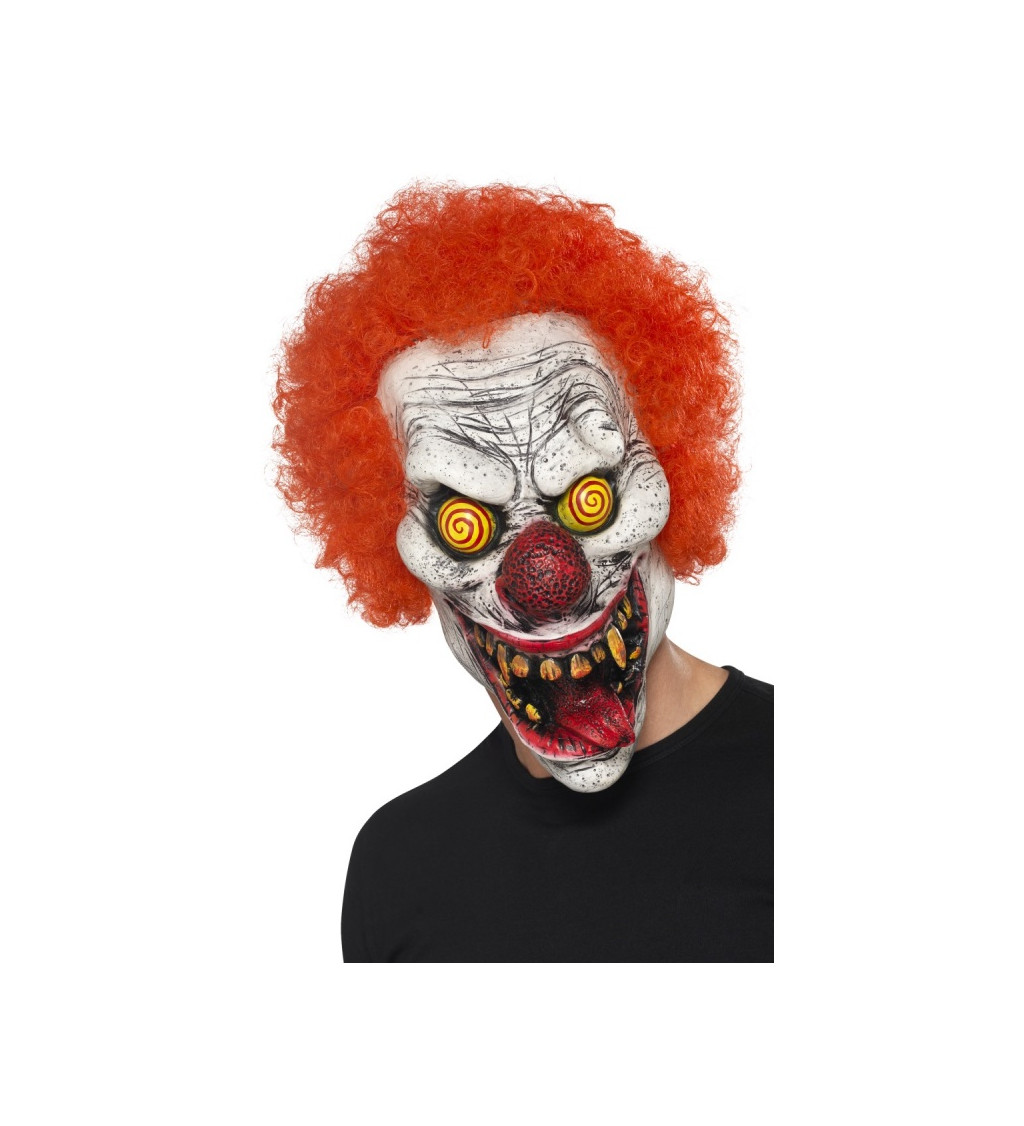 Maska strašidelného klauna - latexová