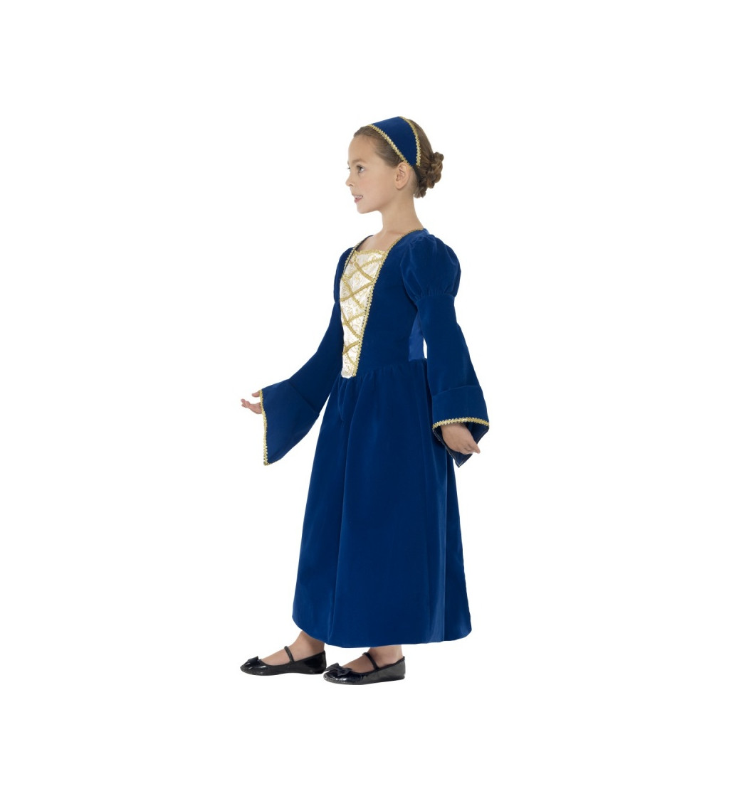 Dětský kostým Princezna tudorovská