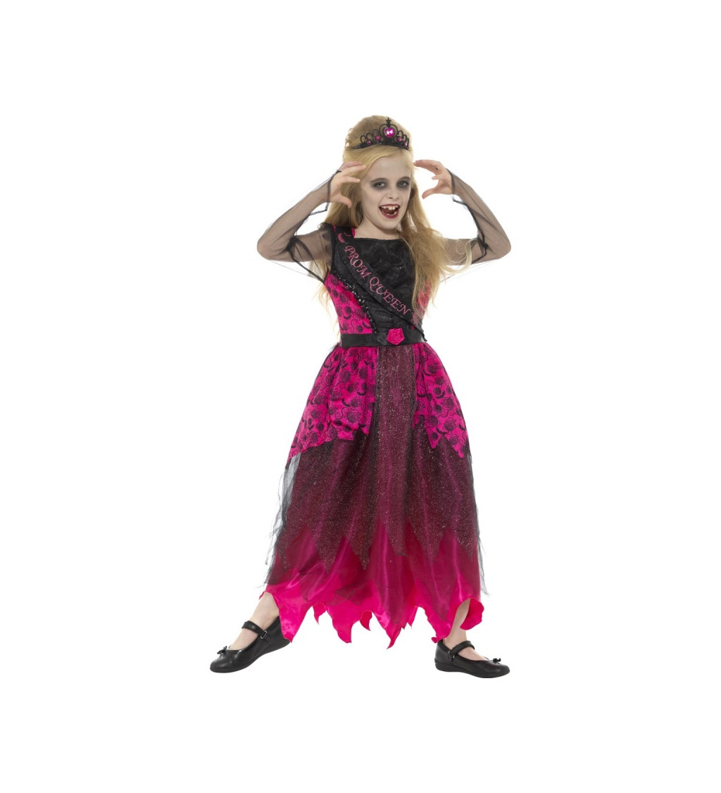 Dětský kostým - Zombie královna plesu