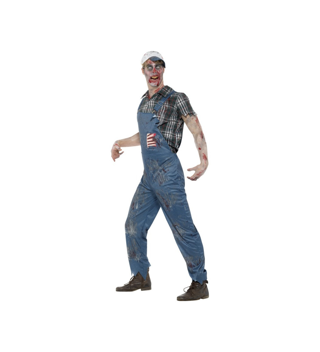 Pánský kostým Zombie farmáře