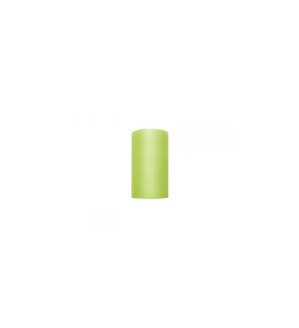 Světle zelený tyl - role (0,08 m)