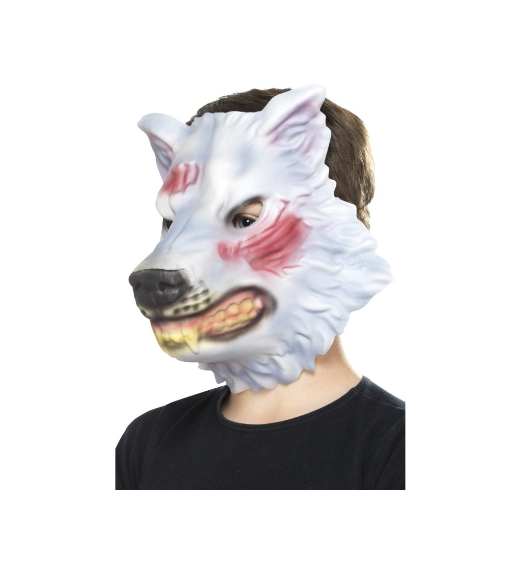 Plastová maska Vlk