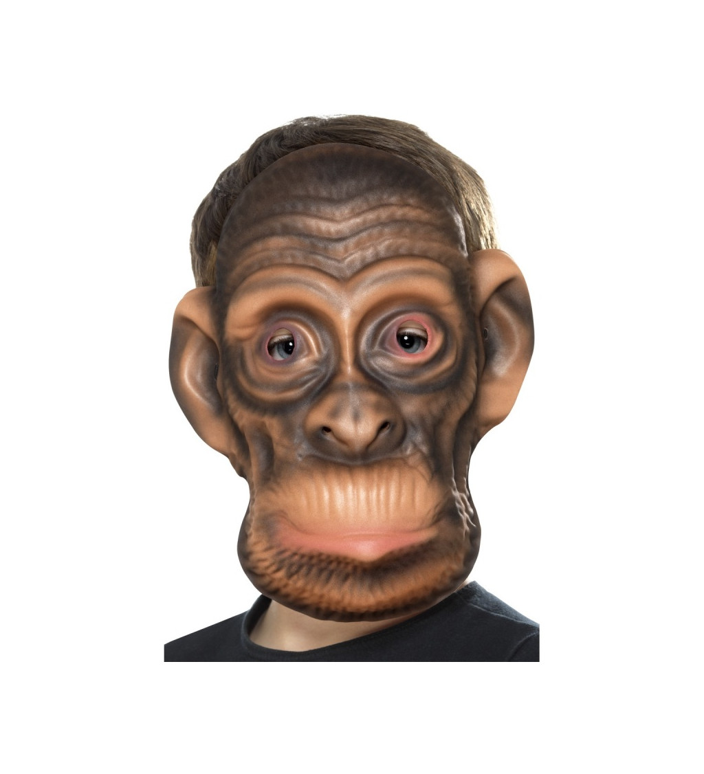Gumová maska šimpanz II