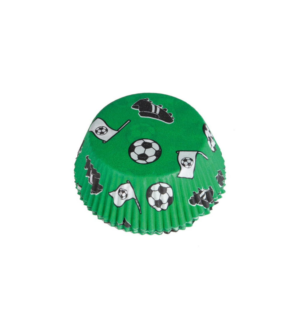 Fotbalové cupcake košíčky