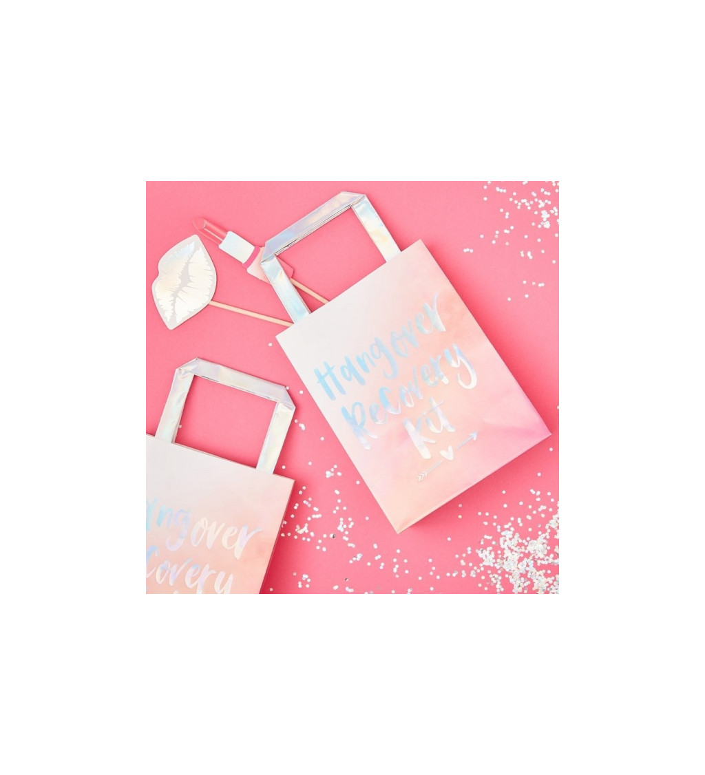 Růžové taštičky -Hangover recovery Kit