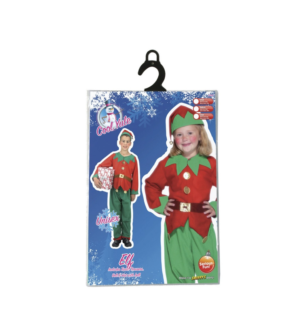 Dětský unisex kostým Elf