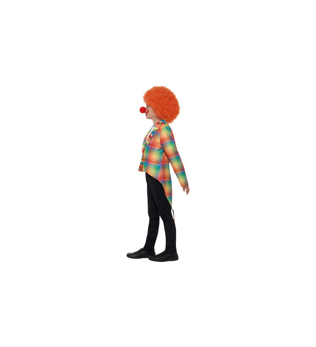 Dětský kostým klauna v neonových barvách