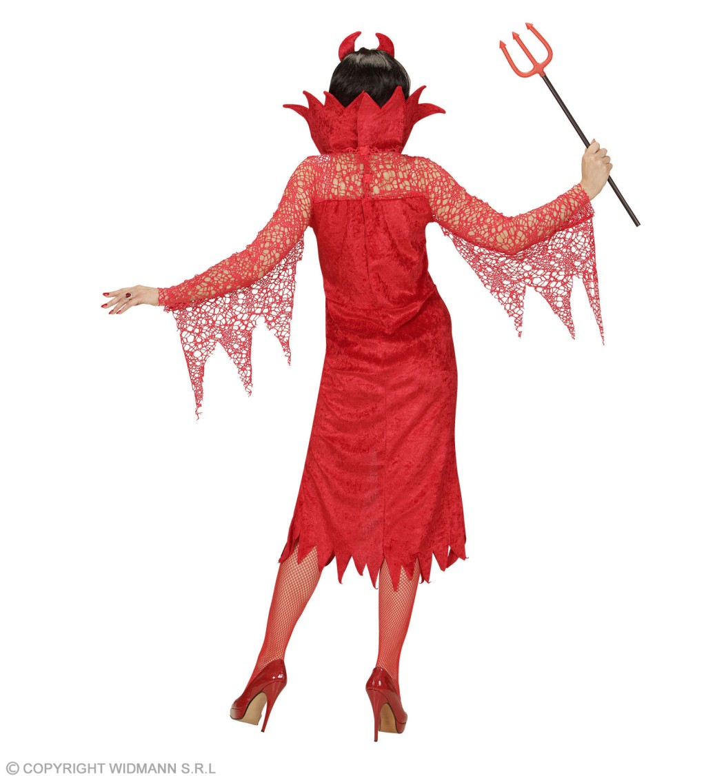 Dámský kostým Ďáblice červený