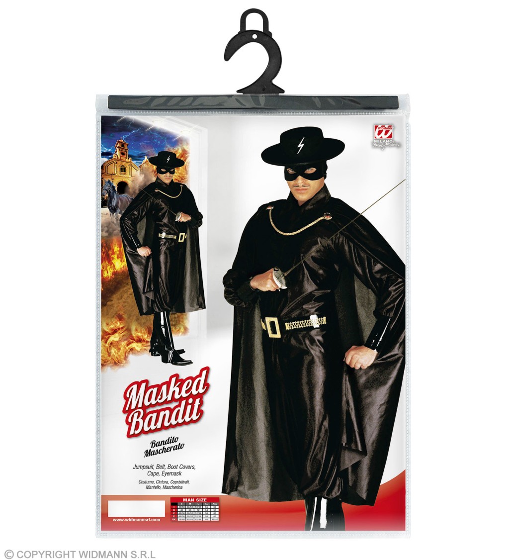 Pánský kostým - Zorro mstitel