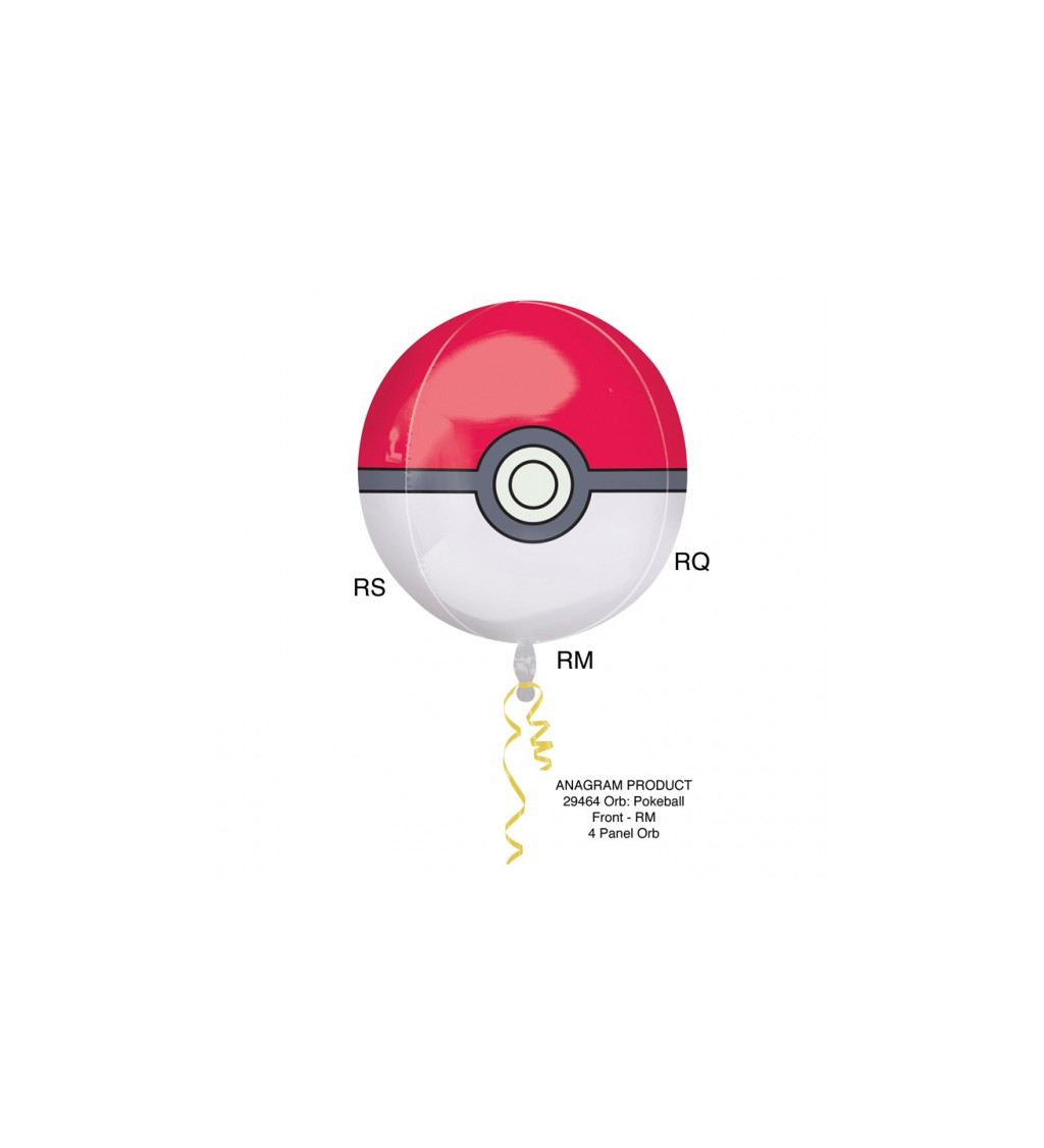 Pokémon balónek fóliový