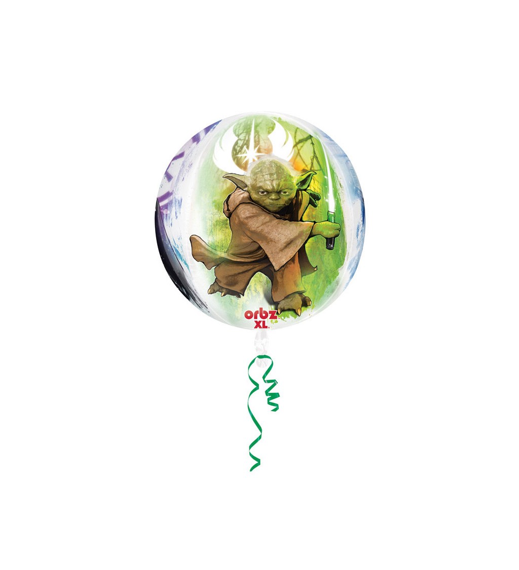 Fóliový balónek Yoda - kulatý