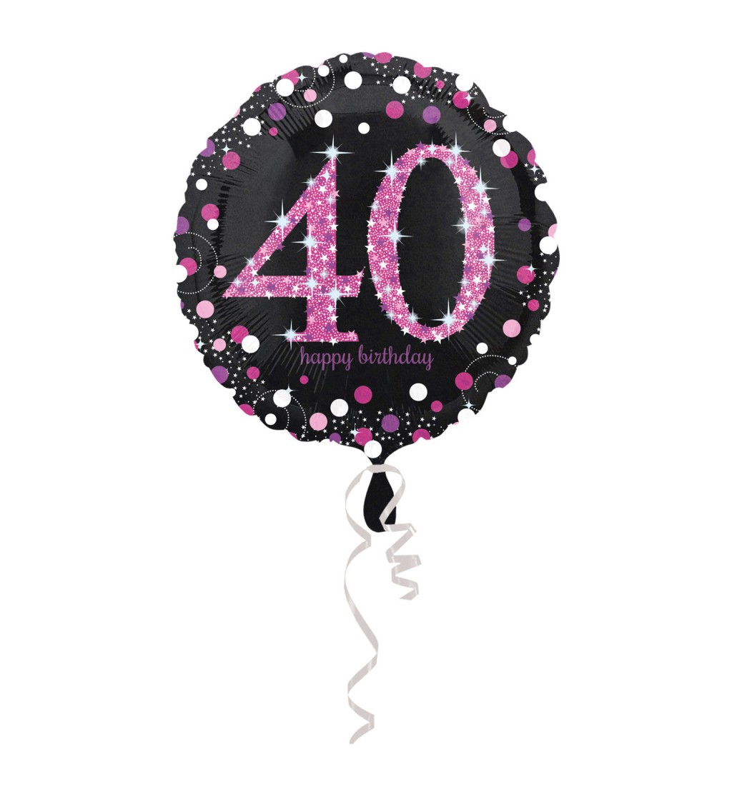 Balónek - 40 Růžový
