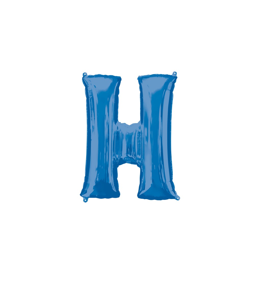 Fóliový balónek - H Modrý