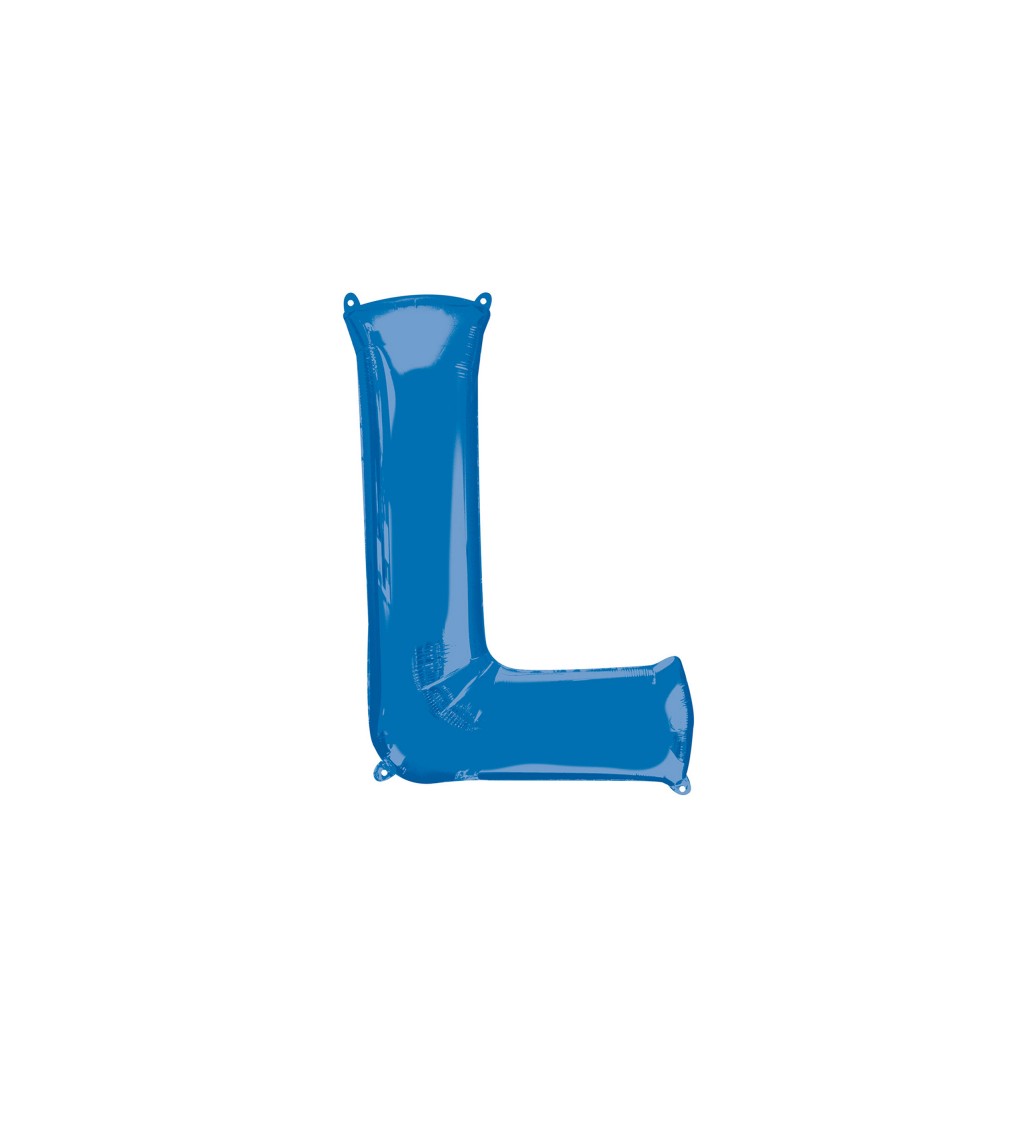 Fóliový balónek - L Modrý